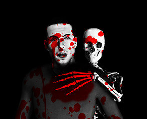 Image showing Bloody Halloween Time