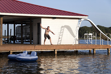 Image showing Man Flipping