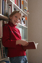 Image showing Reading a book