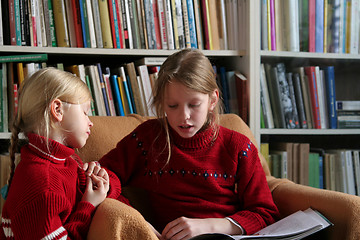 Image showing Let's read together