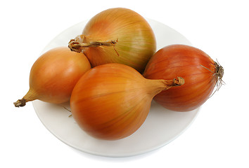 Image showing Onions, isolated