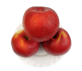 Image showing Red apples, isolated