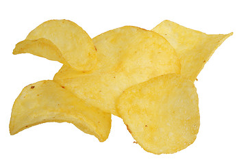 Image showing Chips on a white background