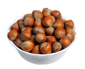 Image showing Hazelnuts, isolated