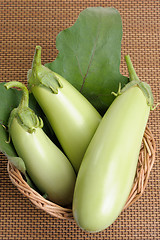 Image showing Eggplants.