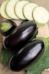 Image showing Eggplants.