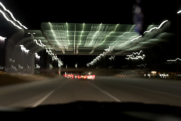 Image showing Highway At Night