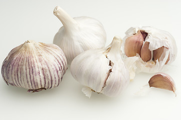 Image showing Garlic Bulbs (Allium sativum)