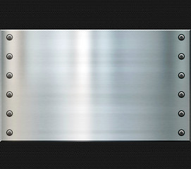 Image showing steel and carbon fiber background