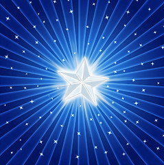 Image showing bright shiny star