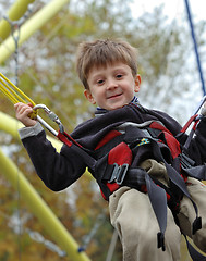 Image showing Jumping boy.