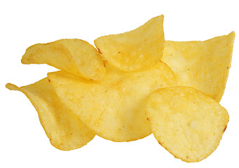 Image showing Chips on a white background