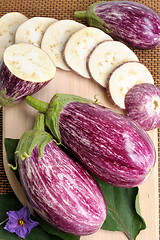 Image showing Eggplants