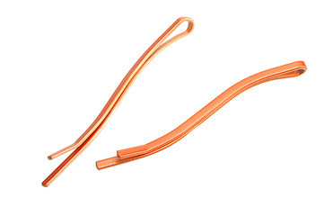 Image showing A pair of hairclips