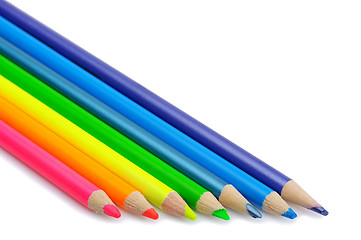 Image showing Colored pencils