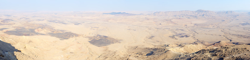 Image showing Panorama Makhtesh Ramon