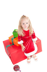 Image showing Christmas toddler