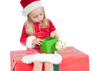 Image showing Christmas toddler