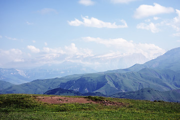 Image showing Caucasus mountains in summer