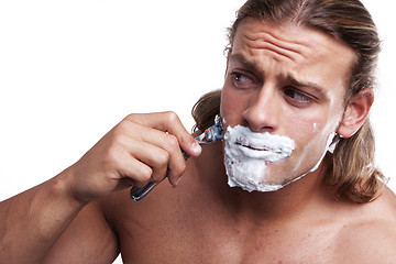 Image showing time for shaving