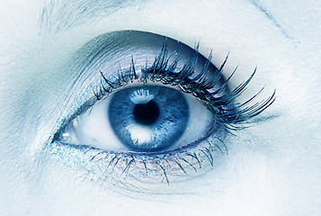 Image showing blue eye