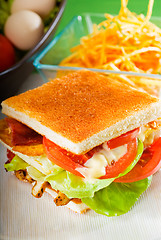 Image showing club sandwich