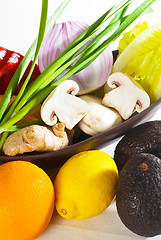 Image showing assorted vegetables and fruits