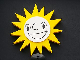 Image showing The sun - a happiness symbol