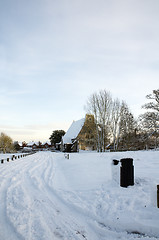 Image showing Winter church