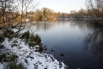 Image showing Winter lake