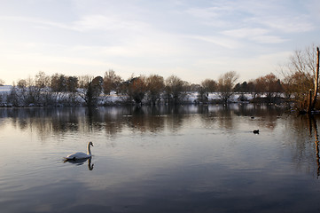 Image showing Winter lake