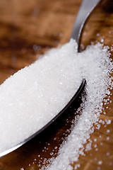 Image showing spoon with sugar