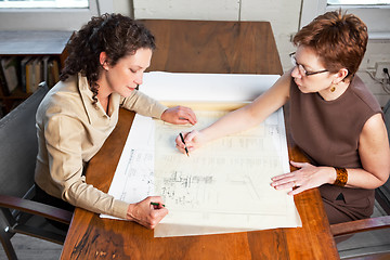 Image showing Working businesswomen