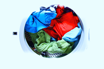 Image showing Clothes in laundry