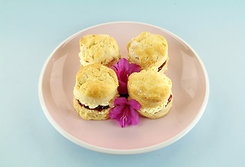 Image showing Jam And Scones