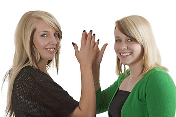 Image showing Happy Girlfriends