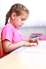 Image showing Cute child playing 