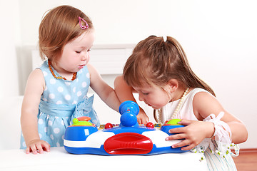 Image showing Adorable kids playing