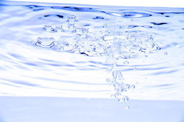 Image showing Blue water