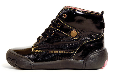 Image showing Black shoe