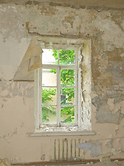 Image showing Old building window 