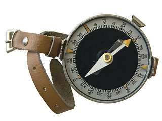 Image showing Compass with hand strap