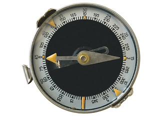 Image showing Isolated compass