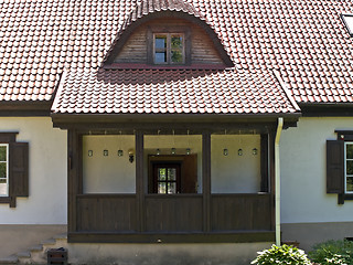 Image showing Village house entrance