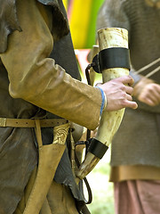 Image showing drinking horn 