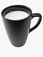 Image showing Isolated cup with milk