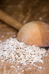 Image showing oat flakes