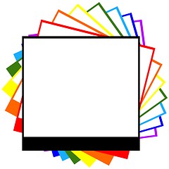 Image showing photograph rainbow with ad space