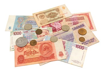 Image showing Obsolete money isolated