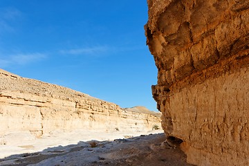 Image showing Canyon in the desert